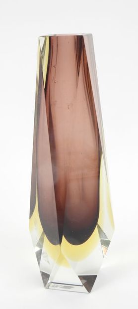 MURANO, 20th century.
Faceted 