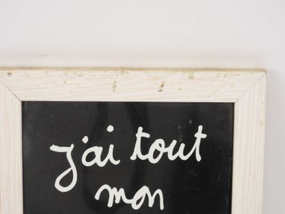 Benjamin VAUTIER dit BEN (1935-2024), d'après.
J'ai...