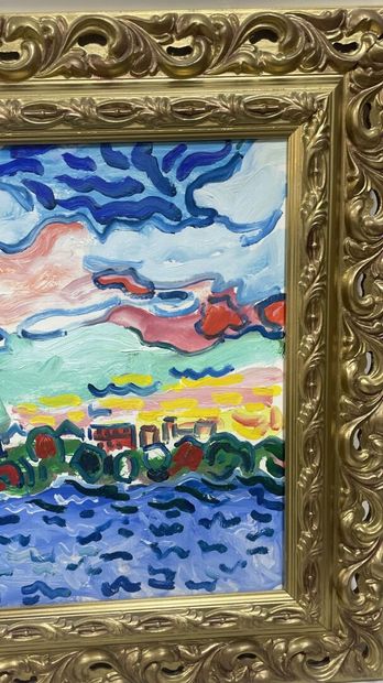 Armand BOUVIER (1913–1997).
Houseboat on...
