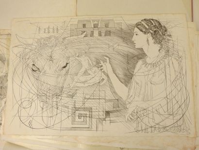 Raymond GARANCE (XXe).
Histoire de Phèdre.
Suite...