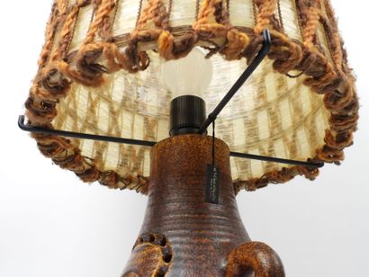 LES POTERIES D'ACCOLAY.
Lampe en céramique...