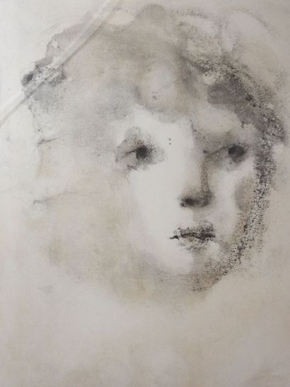 Léonor FINI (1907-1996). 
Le Visage. 
Lithographie...