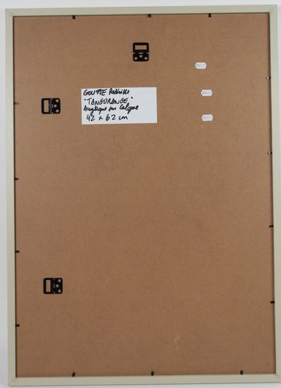 Patrick GOUTTE (1954).
Tangorange.
Acrylic...