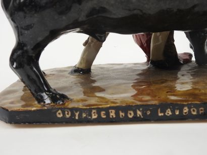 Guy BERNON (XXe), à La BORNE.
Le toréador.
Groupe...