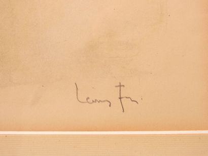 Léonor FINI (1907-1996). 
Le Visage. 
Lithographie...