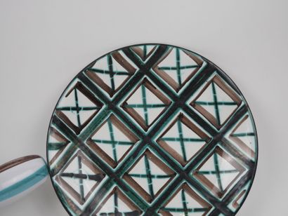 Robert PICAULT (1919-2000).
Assiette et poêlon...