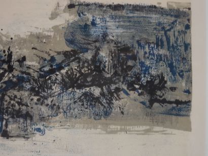 ZAO Wou-ki (1921-2013)
Sans titre.
Lithographie,...