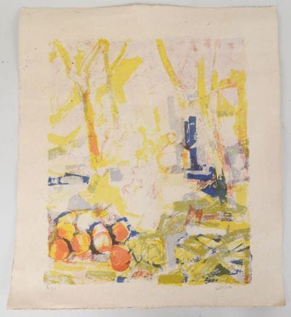 Albert LAUZERO (1909-2006).
Nature morte...