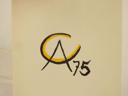 Alexandre CALDER (1898-1976).
L'âne tricolore,...