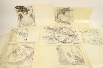 Raymond GARANCE (XXe).
Histoire de Phèdre.
Suite...
