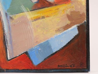 Jean-Luc ROBINET (20th century).
Composition.
Oil...