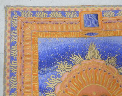 ATELIER DE LA MARTINERIE.
Soleil orange,...