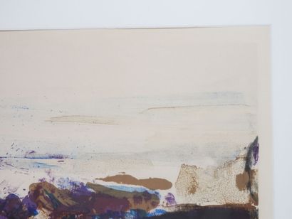 ZAO Wou-ki (1921-2013)
Sans titre.
Lithographie,...