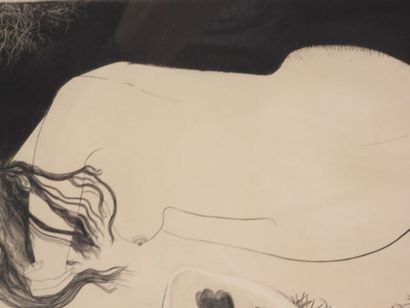 Joël ROCH (né en 1943).
Lover.
Gravure sur...