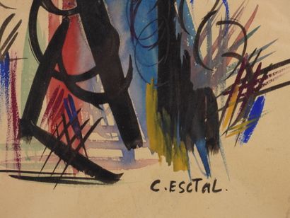 Christian ESCTAL (1955-2018). 
Composition....
