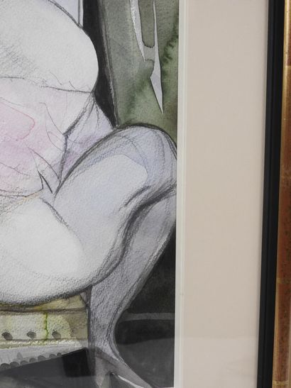 Camille HILAIRE (1916–2004).
The Shy Rose.
Watercolor...