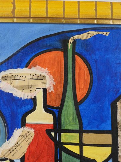 JEP (20th).
The Soul of Wine.
Oil and collage...
