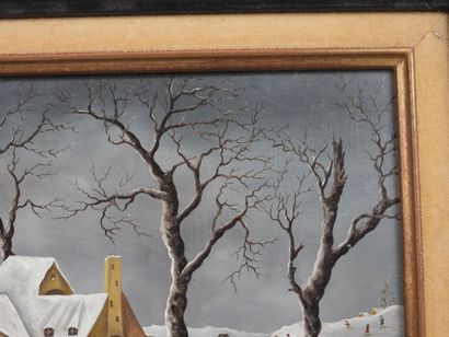 Mimma INDELLI (1909–2002).
Winter Celebration.
Oil...