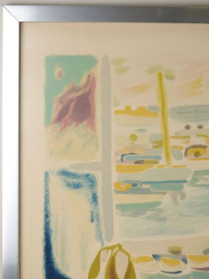Jules CAVAILLÈS (1901-1977).
Vue d'intérieur...