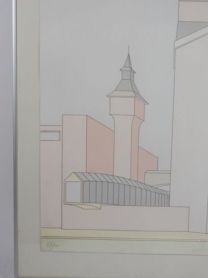 Alberto BALI (1944).
Architecture.
Color...