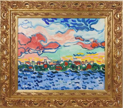 Armand BOUVIER (1913–1997).
Houseboat on...