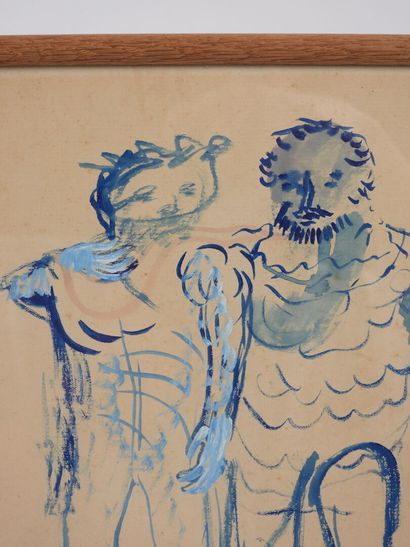 Lucien COUTAUD (1904–1977).
The Two Men....