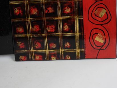 Isabelle EMMERIQUE (née en 1957).
Triptyque...