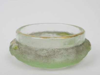 Émile GALLÉ (1846–1904).
Circular green-tinted...