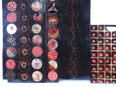 Isabelle EMMERIQUE (née en 1957).
Triptyque...