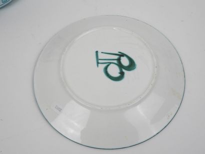 Robert PICAULT (1919-2000).
Assiette et poêlon...