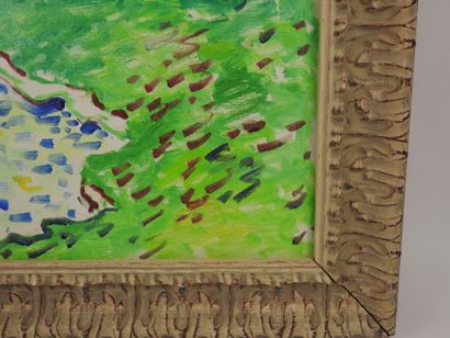 Armand BOUVIER (1913–1997).
The Bois de Boulogne.
Oil...
