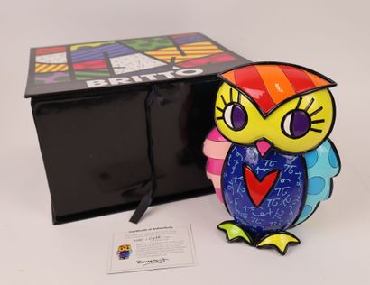 Romero BRITTO (né en 1963), édition GIFTCRAFT.
LOLA.
Sujet...