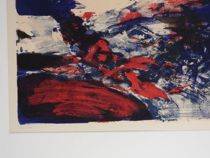 ZAO Wou-ki (1921-2013)
Sans titre.
Lithographie,...