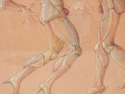 Léonor FINI (1907-1996), d'après.
Personnages.
Impression.
43...