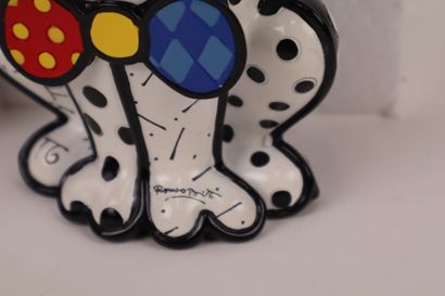 Romero BRITTO (né en 1963), édition GIFTCRAFT.
Dalmatian.
Sujet...