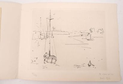 Yves-Jean COMMERE (1920-1986).
Bateaux à...