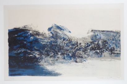 ZAO Wou-ki (1921-2013)
Sans titre.
Lithographie,...