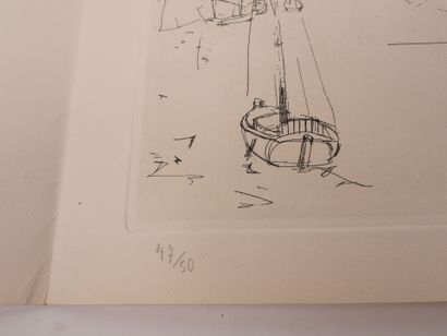 Yves-Jean COMMERE (1920-1986).
Bateaux à...