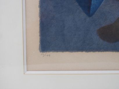 Louis TOFFOLI (1907-1999).
Homme à la canne...
