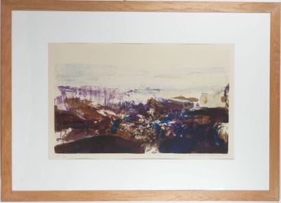 ZAO Wou-ki (1921-2013)
Sans titre.
Lithographie,...
