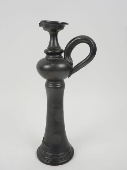 Jean MARAIS (1913–1998).
Black-glazed ceramic...