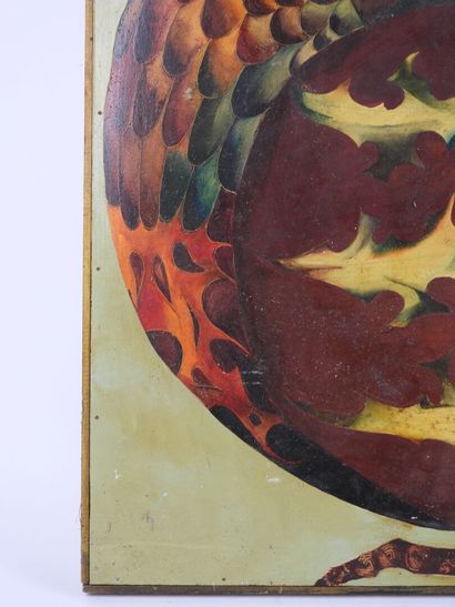 20th-Century School.
Composition.
Oil on...