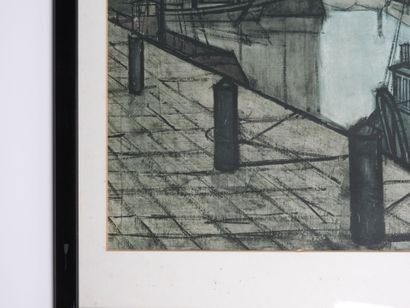 Bernard BUFFET (1928-1999), d'après.
Port...
