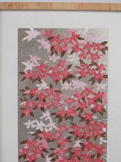 Hajime NAMIKI (1947). 
Fleurs.
Lithographie,...