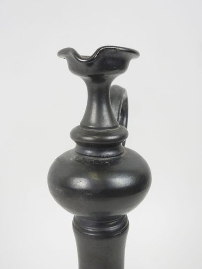 Jean MARAIS (1913–1998).
Black-glazed ceramic...