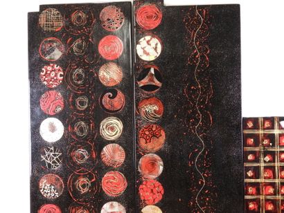 Isabelle EMMERIQUE (née en 1957).
Triptyque...