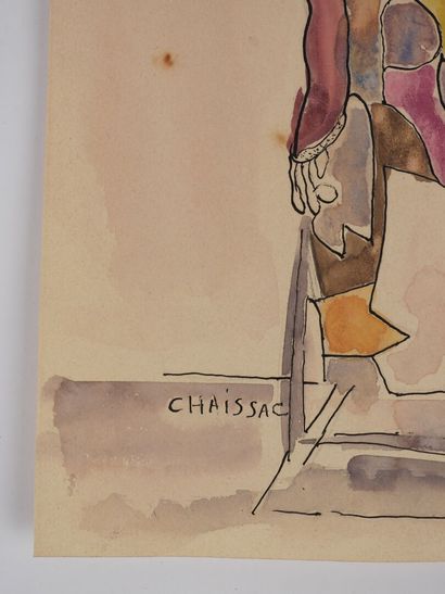 20th-Century School.
Figure.
Drawing and...