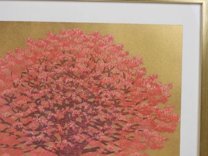 Hajime NAMIKI (1947). 
L'arbre rouge sur...