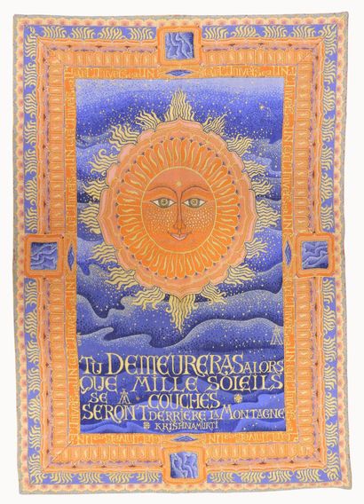 ATELIER DE LA MARTINERIE.
Soleil orange,...