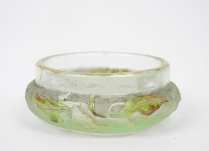 Émile GALLÉ (1846–1904).
Circular green-tinted...